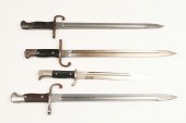 4PC. GERMAN BAYONET LOT: 1) Th