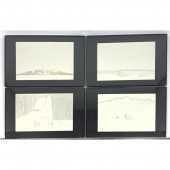 4pc Graphite drawings by Jose