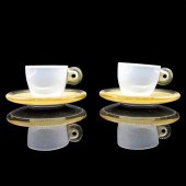 4PC GUZZINI ESPRESSO CUP AND S