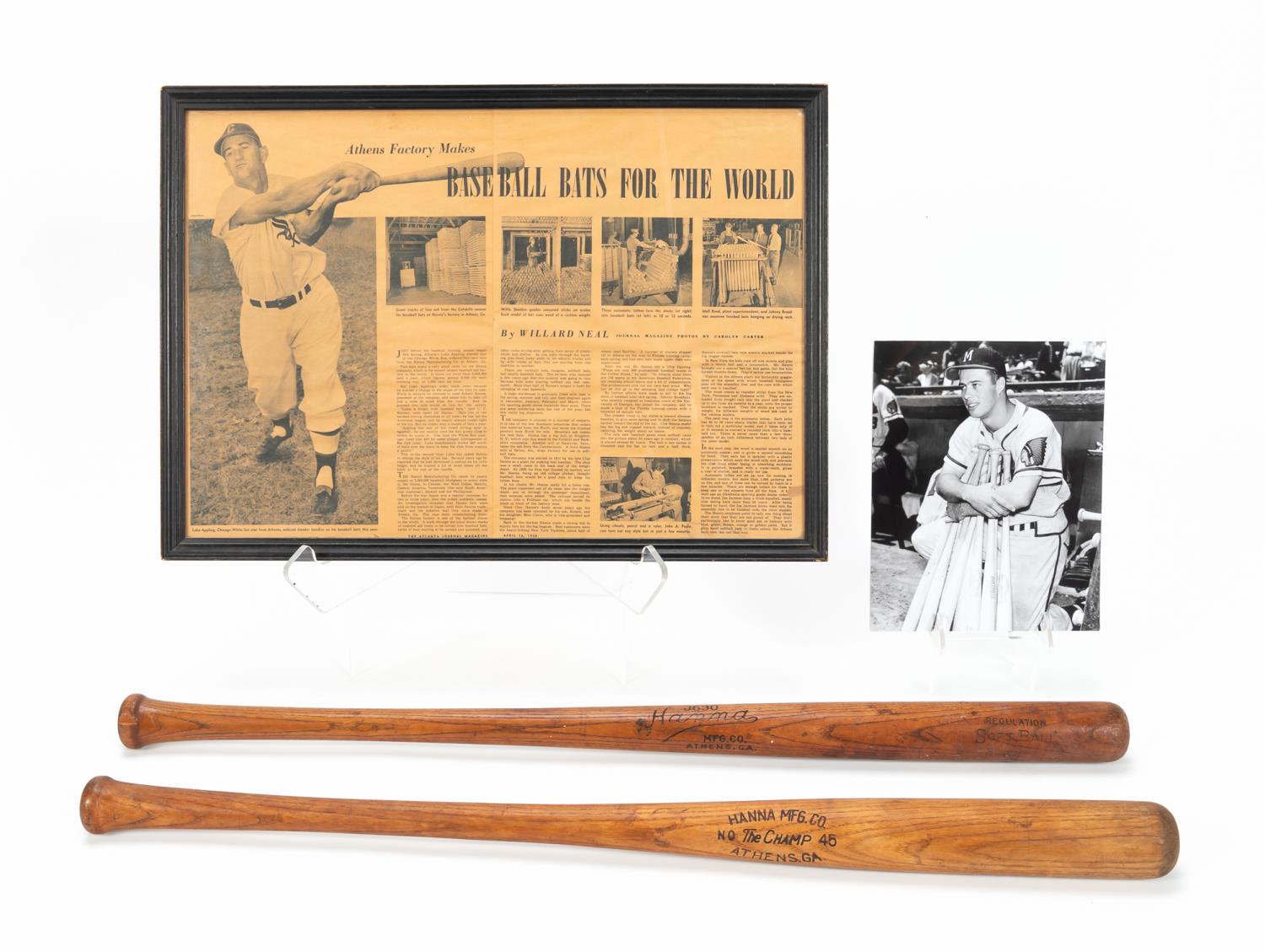4PC HANNA BATRITE MEMORABILIA