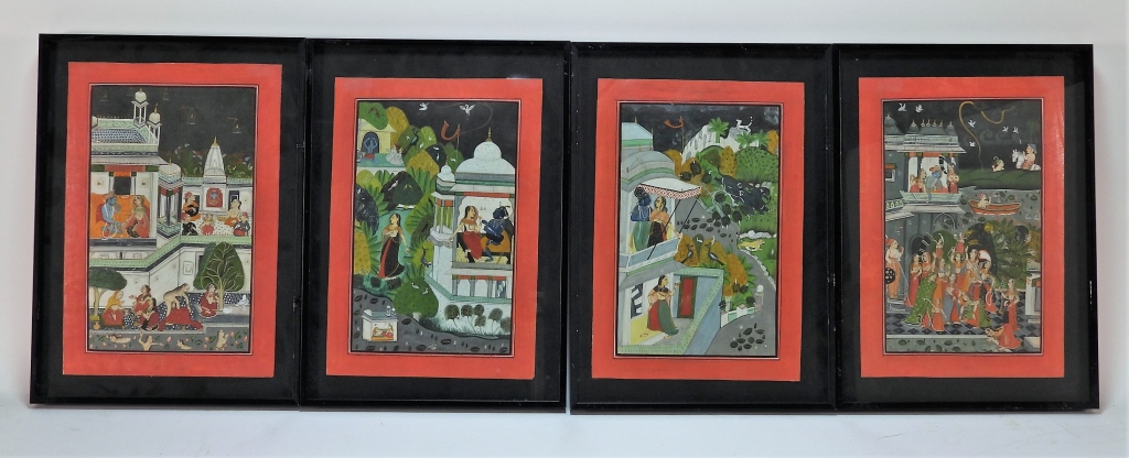 4PC INDIAN MINIATURE VISHNU ANIMALS