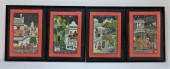 4PC INDIAN MINIATURE VISHNU AN