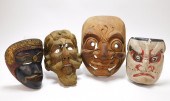 4PC JAPANESE NOH & CENTRAL AME