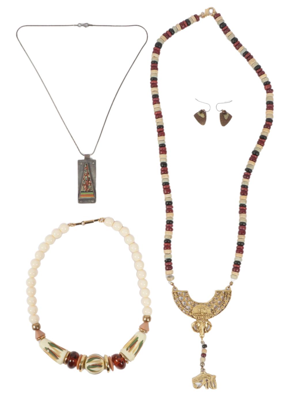 4PC JEWELRY GROUP: CHICO'S EGYPTIAN