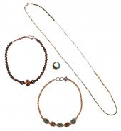 4PC JEWELRY GROUP: DICHROIC GL