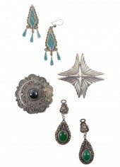 4PC JEWELRY GROUP; STERLING SI