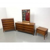 4pc LANE American Modern Walnu
