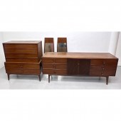 4pc LANE Walnut Partial Bedroo