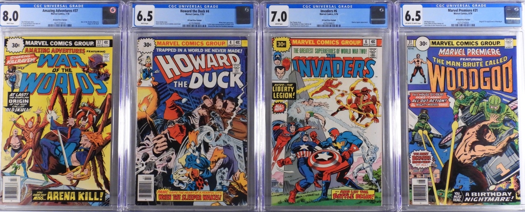4PC MARVEL COMICS 30 CENT VARIANT