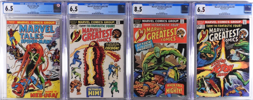 4PC MARVEL COMICS BRONZE AGE CGC