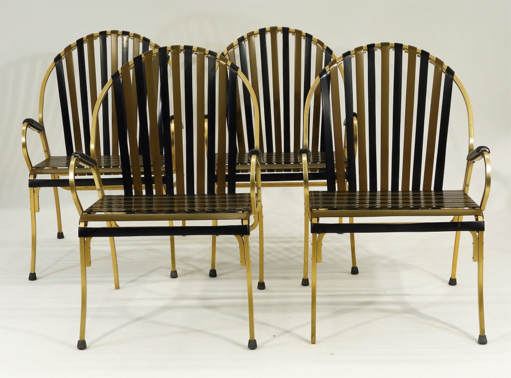 4PC MCM DESIGNER GOLD AND BLACK