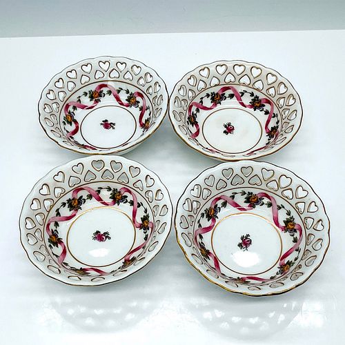 4PC MEISSEN PORCELAIN RETICULATED