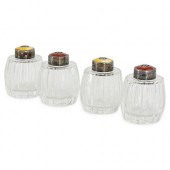 (4PC) MEKA STERLING ENAMELED C