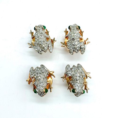 4PC MINI GOLD METAL AND