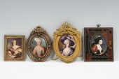 4PC. MINIATURE PAINTING LOT: 1