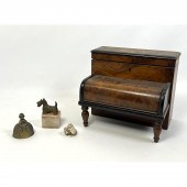 4pc Mixed Lot. Burl Wood Mini