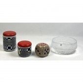 4pc Modern Design Items. Two b