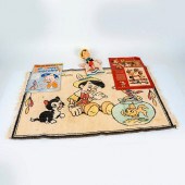 4PC PINOCCHIO MEMORABILIA WITH