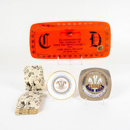 4PC PRINCE CHARLES AND LADY DIANA