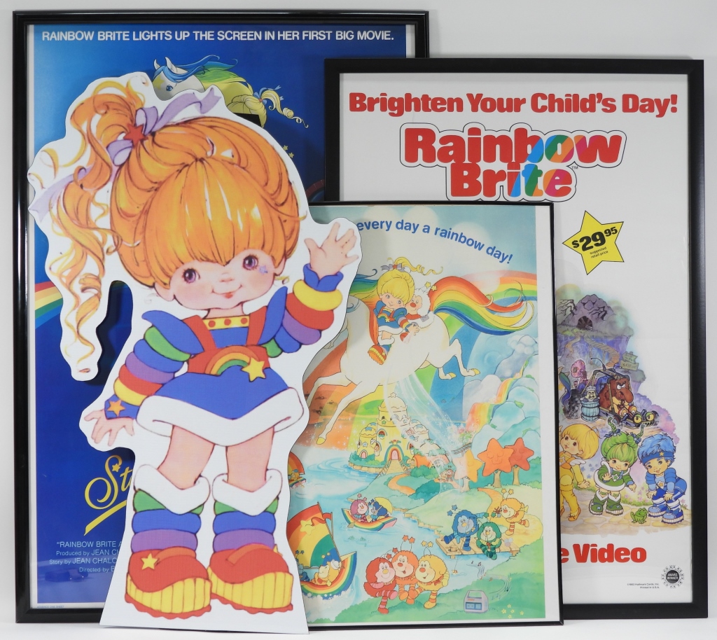 4PC RAINBOW BRITE MOVIE VHS