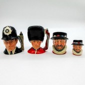4PC ROYAL DOULTON CHARACTER JU