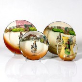 4PC ROYAL DOULTON DICKENS PLAT