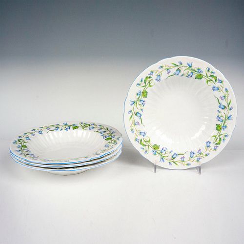 4PC SHELLEY BONE CHINA SOUP