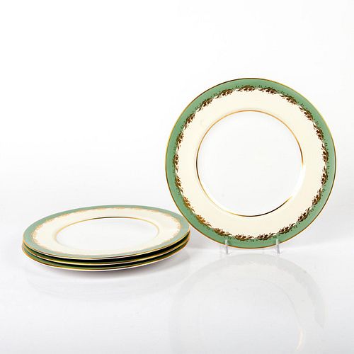 4PC SHELLEY CHINA DINNER PLATES