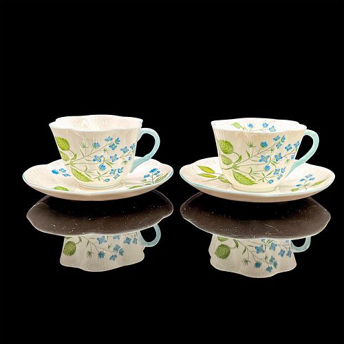 4PC SHELLEY ENGLAND CUPS AND