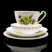 4PC SHELLEY ENGLAND TEA SET, D