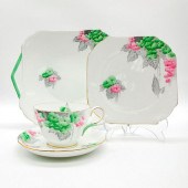 4PC SHELLEY ENGLAND TEA SET, G