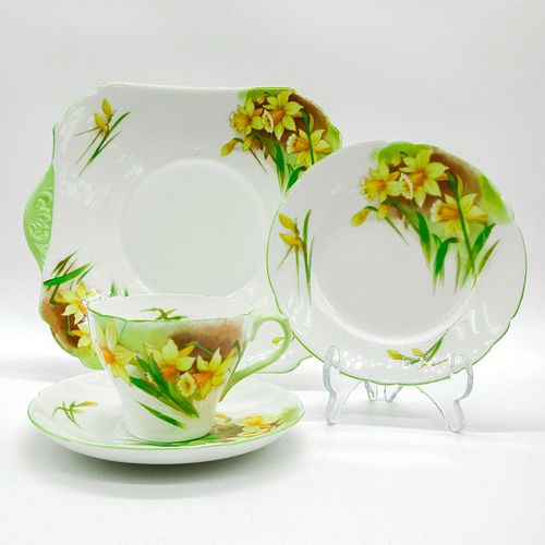 4PC SHELLEY ENGLAND TEA SET,