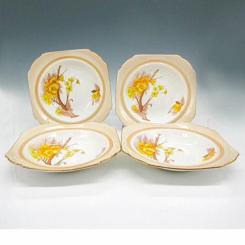 4PC SHELLEY PORCELAIN DESSERT