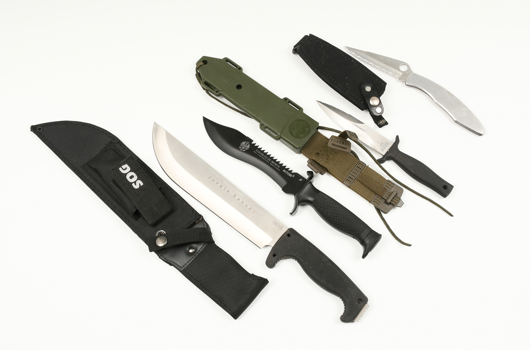 4PC. SPECIALTY KNIFE LOT: 1)