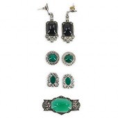 (4PC) STERLING SILVER & SEMI-P