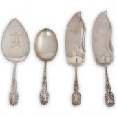 (4PC) STERLING SILVER SERVING