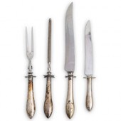 (4PC) STERLING WEIGHTED CARVIN