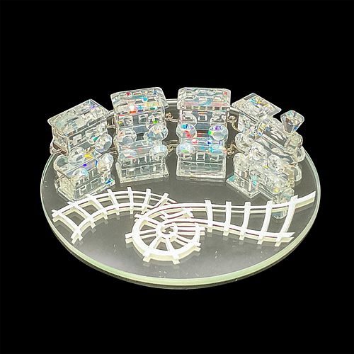 4PC SWAROVSKI SILVER CRYSTAL