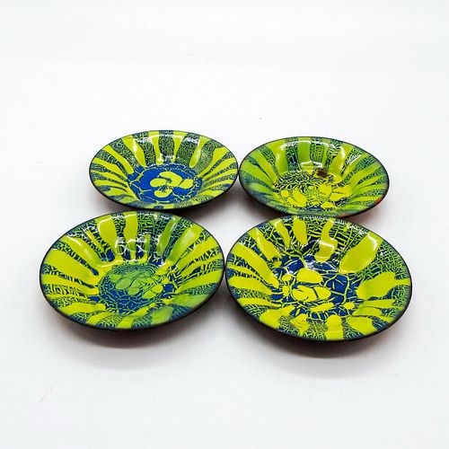 4PC UNIQUE DESIGN YELLOW BLUE