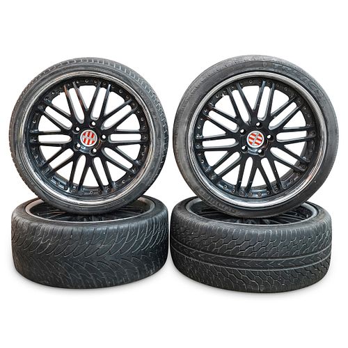 (4PC) VICTOR EQUIPMENT 22" WHEEL