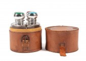 4PC VICTORIAN SILVER MOUNTED T