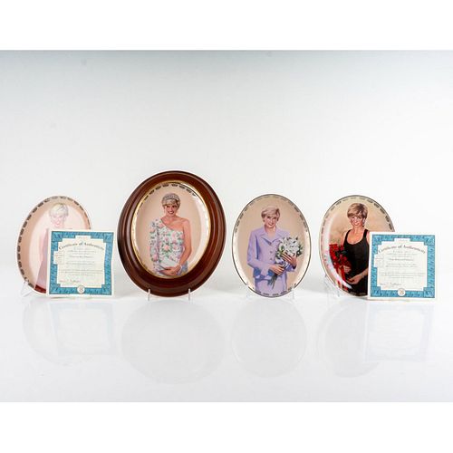4PC VINTAGE BRADFORD EXCHANGE