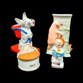 4PC VINTAGE CERAMIC TOOTHPICK