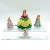 4PC VINTAGE COALPORT FIGURINES