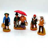 4PC VINTAGE FOUQUE SANTON TERR