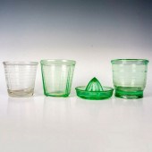 4PC VINTAGE GLASS MEASURING CU