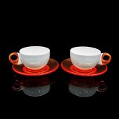 4PC VINTAGE GUZZINI CAPPUCCINO