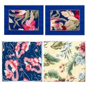 4PC VINTAGE HAWAIIAN FLORAL PI