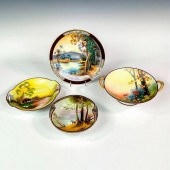 4PC VINTAGE JAPANESE PORCELAIN