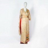 4PC VINTAGE JAPANESE SILK GOLD